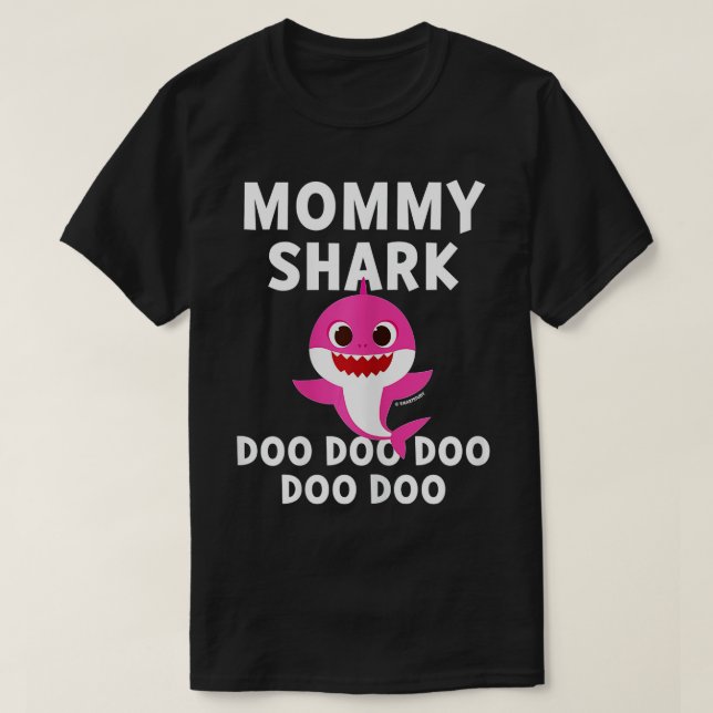 T-shirt Femme Pinkfong Mommy Shark Officiel  (Design devant)