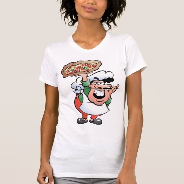 T-shirt femme Pizza Baker (Devant)