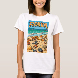 T-shirt femme "Plage de Floride"
