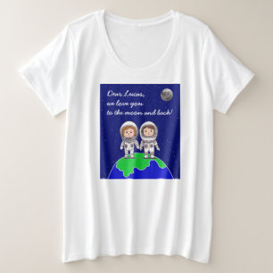 T-shirt Femme Plus Size pour nouvelle maman avec n