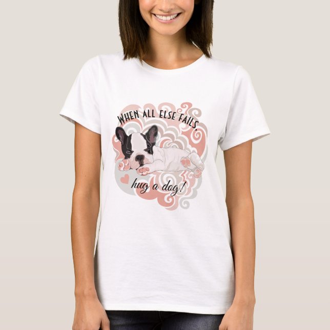 T-shirt femme quand tout le reste échoue, serrer u (Devant)