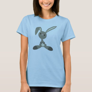 T-shirt Femme Rabbit Cartoon Curieux