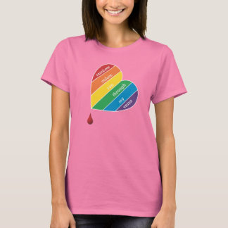 T-shirt femme Rainbow Colors