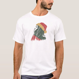 T-shirt femme rastafariënne de Noël