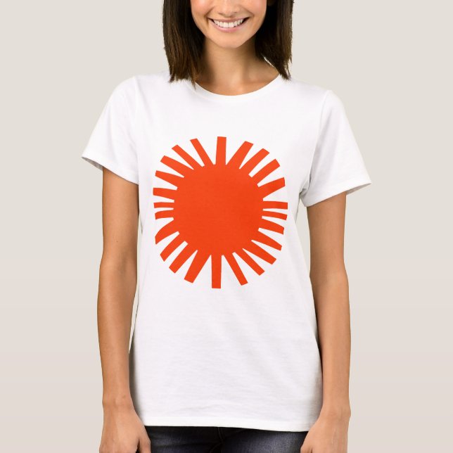 T-shirt femme RED SUN (Devant)