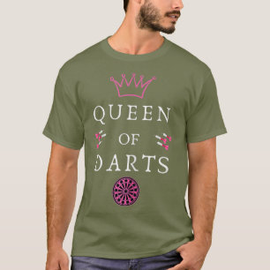 T-shirt Femme Reine des fléchettes - Joueuse de fléchettes