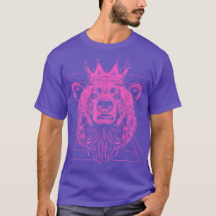 T-shirt Femme Reine Mama Ours Mère Maman Maman Maman Maman