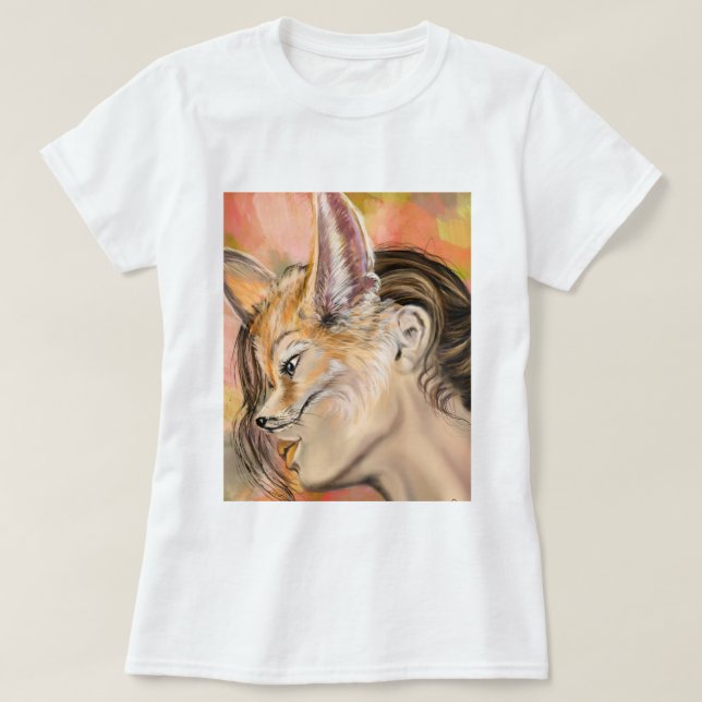 T-Shirt Femme Renard (Design devant)