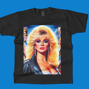 T-shirt Femme Rétro-onde des années 80