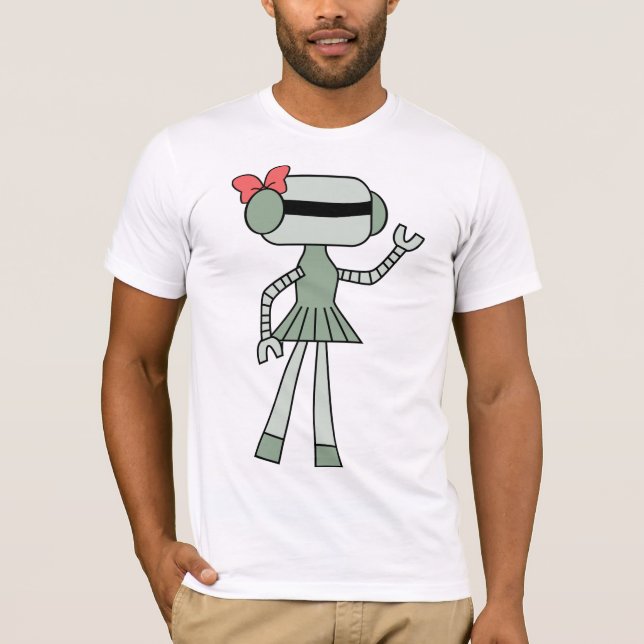 T-shirt Femme Robot Mens (Devant)