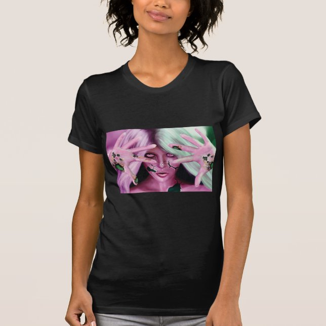 T-shirt Femme robotique (Devant)
