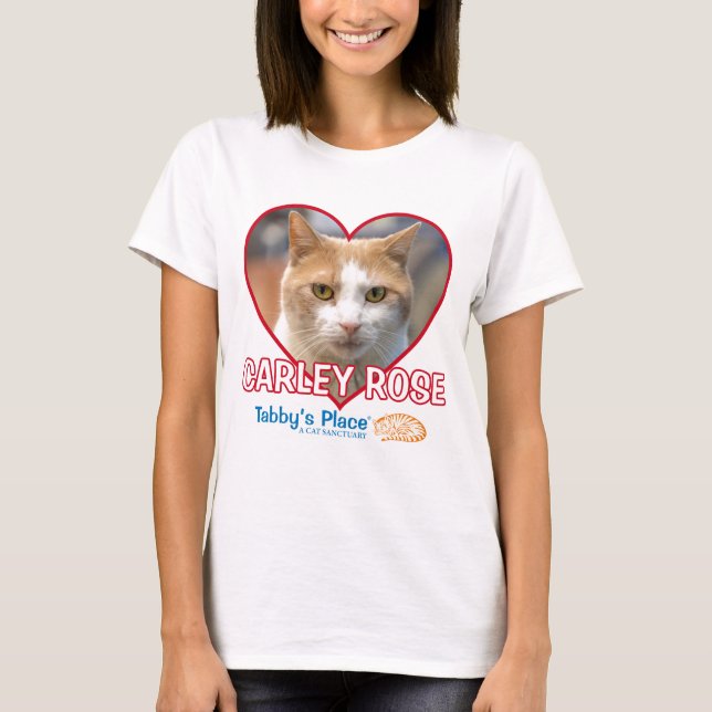 T-shirt femme Rose Carley (Devant)