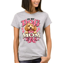 T-Shirt Femme Rose Mignon 'À l'Ère de Maman de Chi