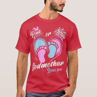T-shirt Femme Rose Ou Bleu Godmère Vous Aime Genre Rev