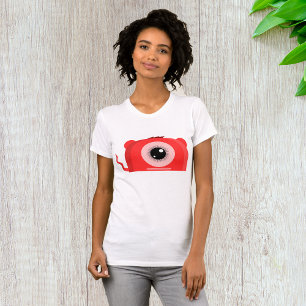 T-shirt femme rouge Oso