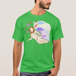 T-shirt Femme rousse inclinable