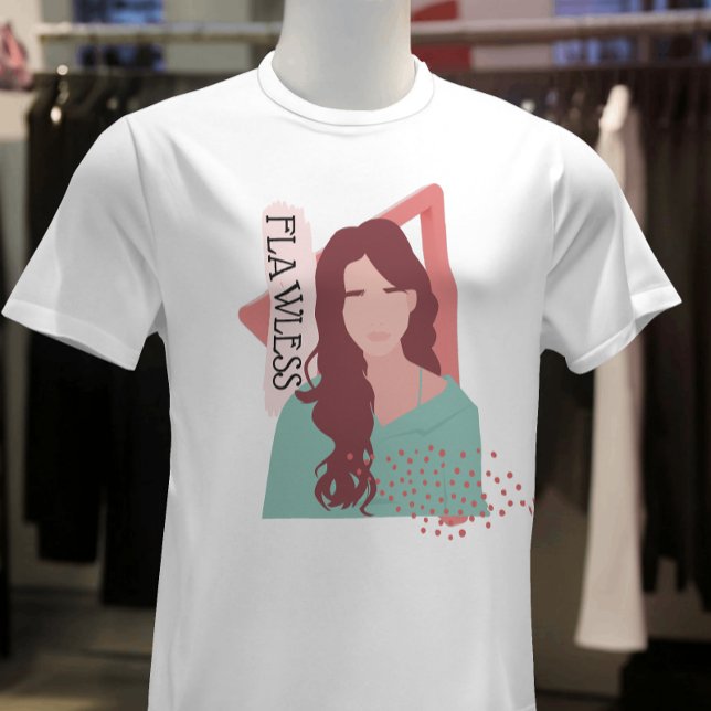 T-shirt Femme sans faille donnant du pouvoir au graphique  (Créateur téléchargé)