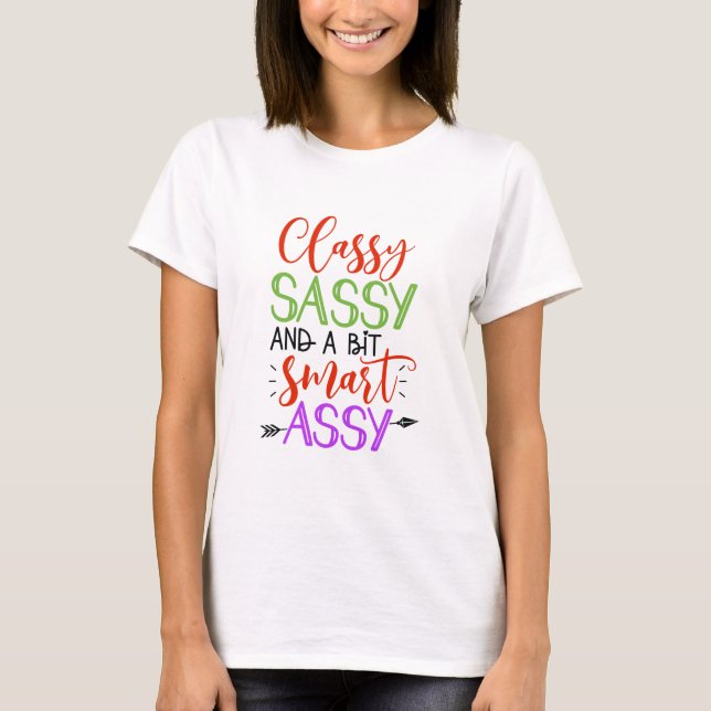 T-shirt femme Sassy (Devant)