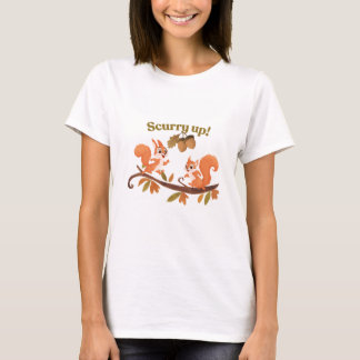 T-Shirt Femme Scurry up ! Écureuil