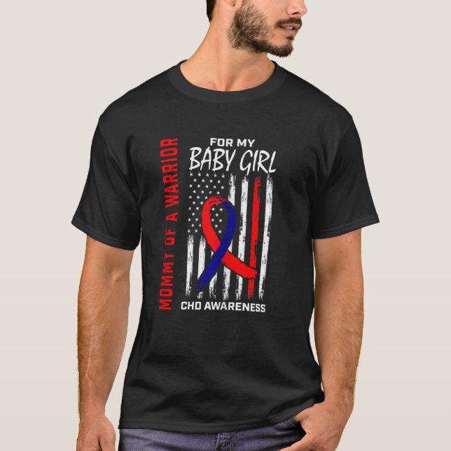 T-shirt Femme Sensibilisation à l'AVC Maman maman d'un gue (Devant)