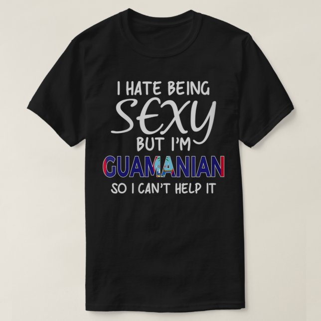 T-shirt Femme Sey Guamanian Funny Guam VNeck (Design devant)