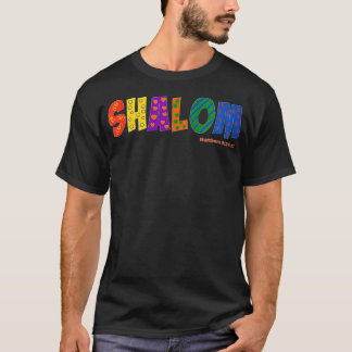 T-shirt Femme Shalom coloré VNeck