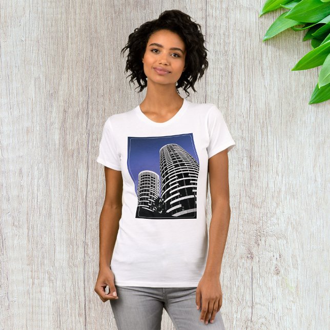 T-shirt Femme Skyscraper City (Créateur téléchargé)