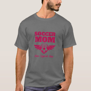T-shirt Femme Soccer Maman Mère Mère Mère Jour Maman S Foo