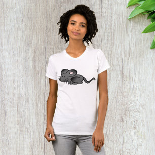 T-shirt femme souris de dessin