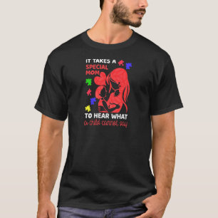 T-shirt Femme Special Mom Sensibilisation sur l'autisme Pu