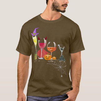 T-shirt Femme Spellbind Vin Verre De Witchcraft Hallowee