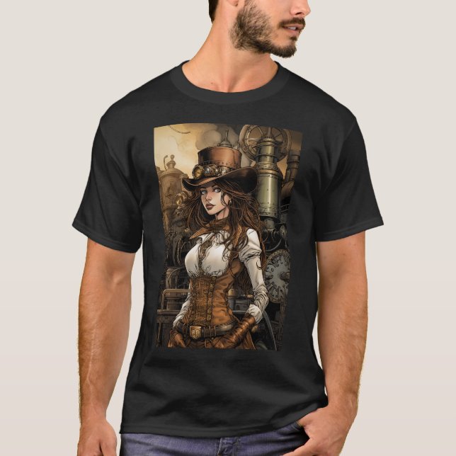 T-shirt Femme Steampunk (Devant)