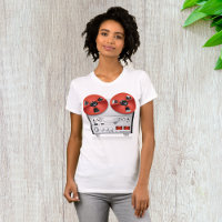 T-shirt femme stéréo vintage