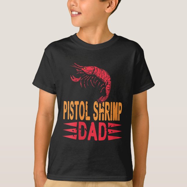 T-shirt Femme Stol crevettes papa Humour Crustacé pour Mar (Devant)