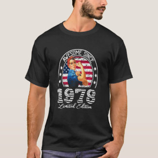 T-shirt Femme stupéfiante depuis 1978 45ème anniversaire 4