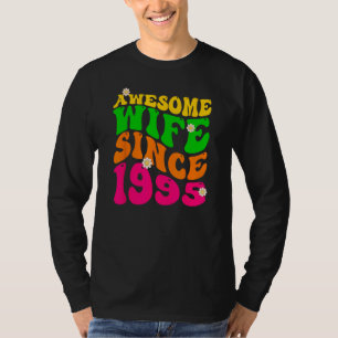 T-shirt Femme stupéfiante depuis 1995 Mariage Anniversaire