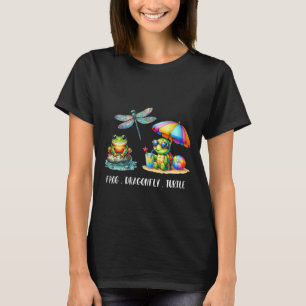T-shirt Femme subtile Humour politique Grenouille libellul