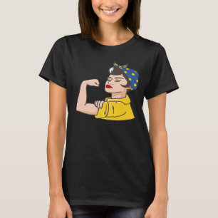 T-shirt Femme suédoise Drapeau de la Suède Fille fière Com