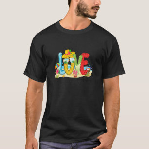 T-shirt Femme Summer Love Mimilife Mimi Love Beach Vacat
