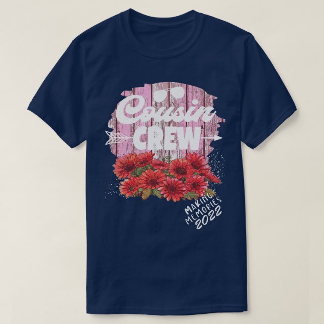 T-shirt Femme Sunflower Cousin Crew 2022 Faire des souveni (Design devant)