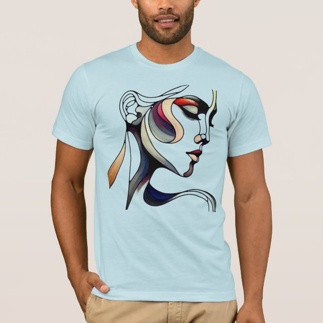 T-shirt Femme sur toile - Concept d'expression abstraite (Devant)