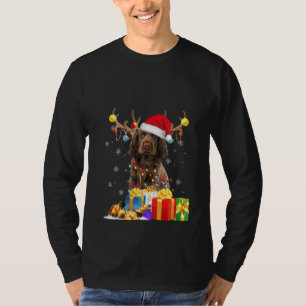 T-shirt Femme Sussex Espagnol Chien Reindeer Chien Père No