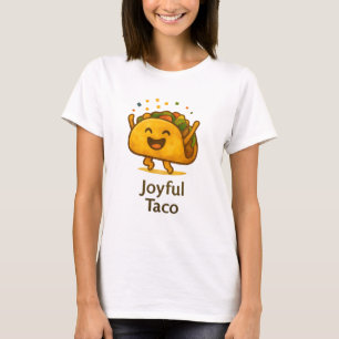 T-shirt femme Taco Joyeux Mignon Tee de Fiesta Drô