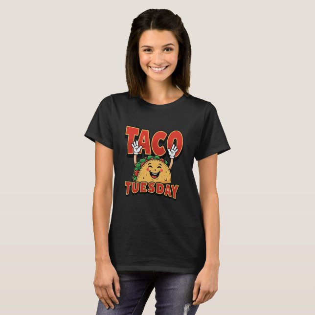 T-shirt femme Taco TuesDay (Devant entier)