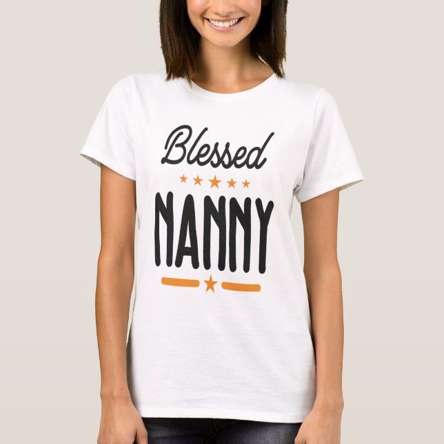 T-shirt Femme Tee Blessé Nanny Grandma Cadeau (Devant)