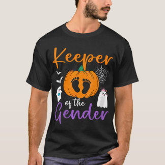 T-shirt Femme Tenante De La Révélation De Sexe Bébé Hallow