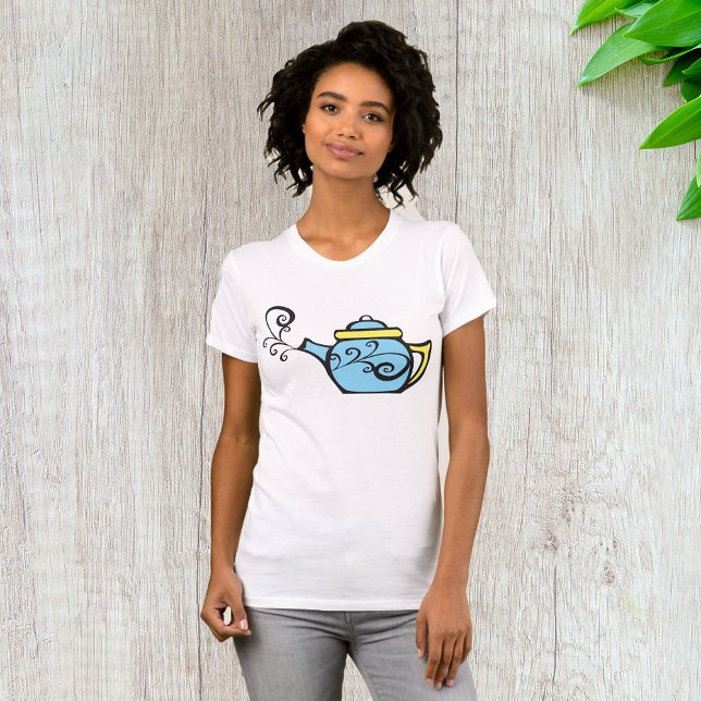 T-shirt femme théière (Créateur téléchargé)