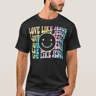 T-shirt Femme Tie Dye Love Comme Jésus Eglise Reliant