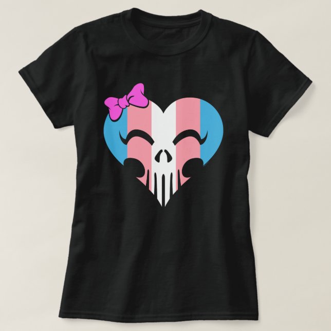 T-shirt Femme transgenre Fide Skully (Design devant)