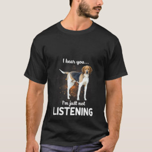 T-shirt Femme Trek Walker Coonhound Chien Je Vous Entends 
